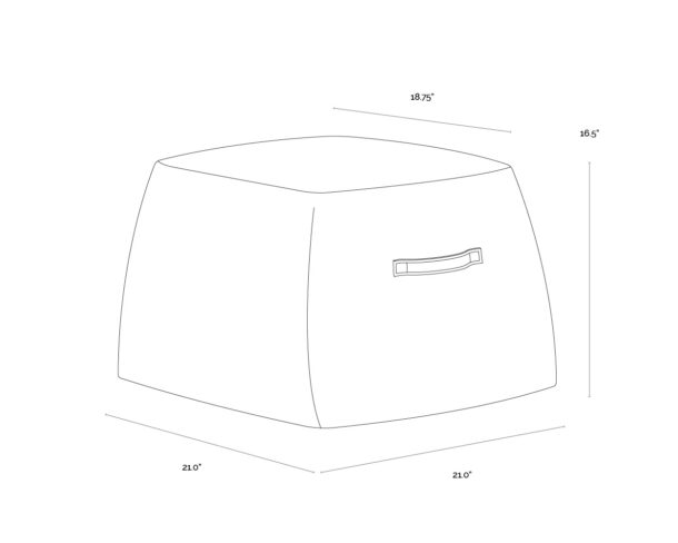 Aspen Ottoman - Image 6