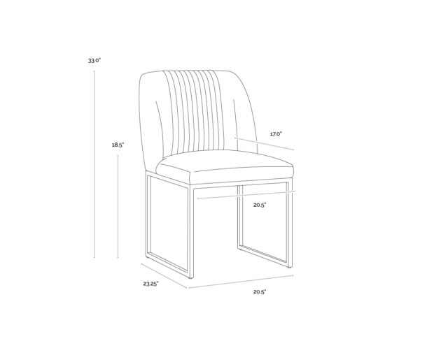 Nevin Dining Chair Dimensions