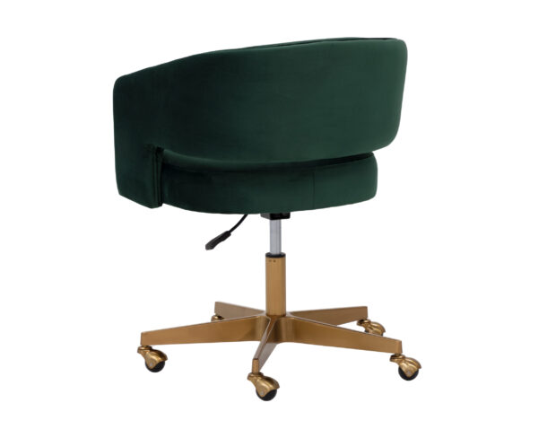 Claren Office Chair - Deep Green Sky - Image 3