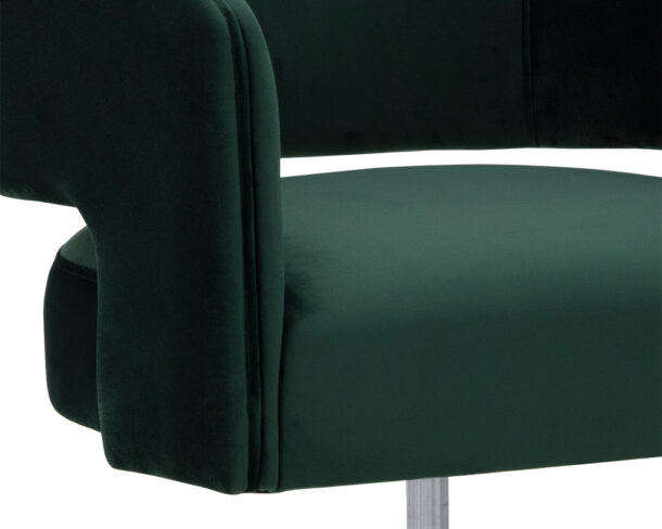Claren Office Chair - Deep Green Sky - Image 4