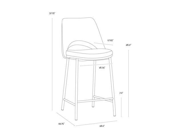 Radella Counter Stool - Image 5