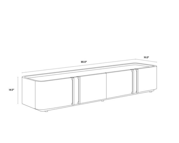 Jamille Media Console And Cabinet - Image 5