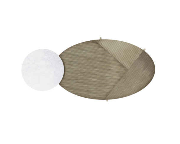 Tuner Coffee Table - Oval - Image 3