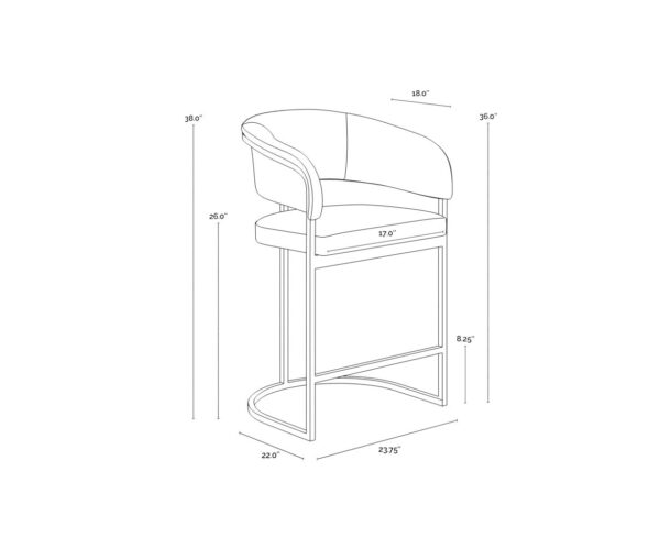Marris Counter Stool - Image 6