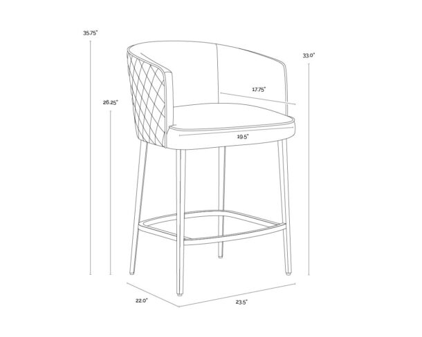 Cornella Counter Stool - Image 8
