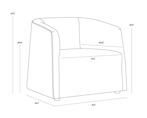 Serenade Lounge Chair - Image 7