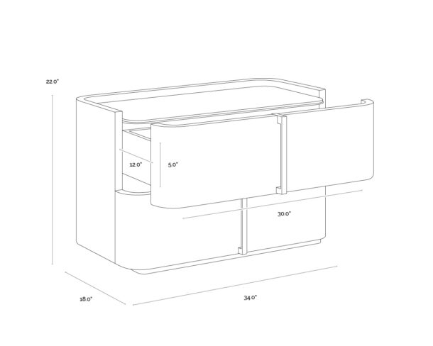 Jamille Nightstand - Image 6