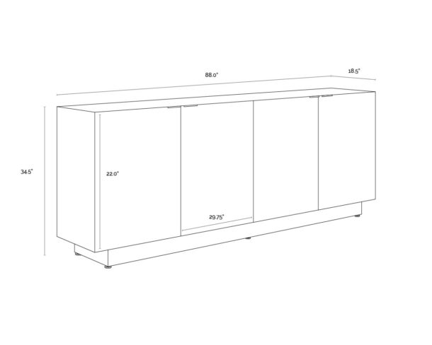 Calvosa Sideboard - Image 6