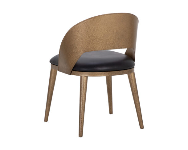 Dezirae Dining Chair - Antique Brass - Image 3