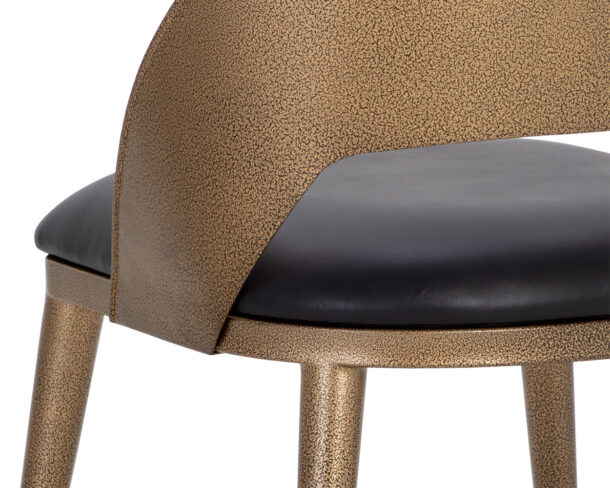 Dezirae Dining Chair - Antique Brass - Image 5