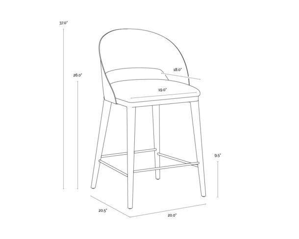 Dezirae Counter Stool - Image 7