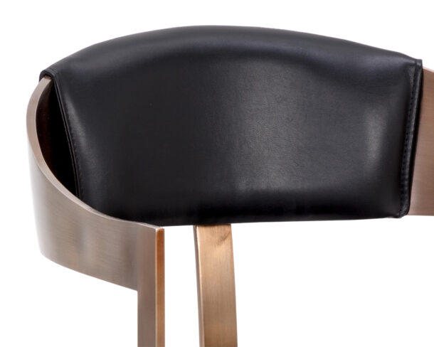 Beaumont Dining Armchair - Antique Brass - Image 5
