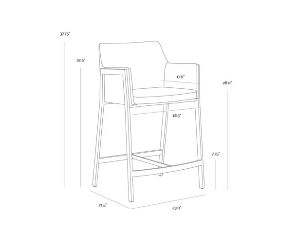 Bernadette Counter Stool - Image 6