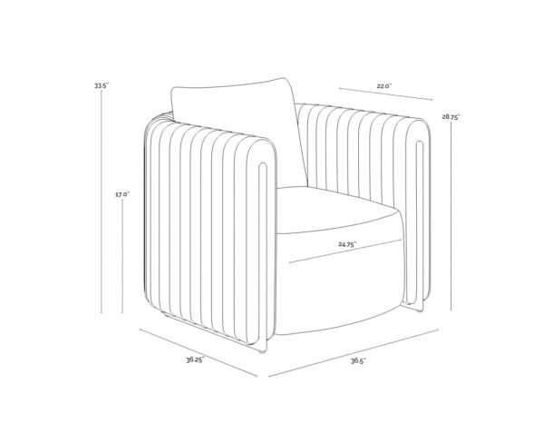 Alix Lounge Chair - Image 7