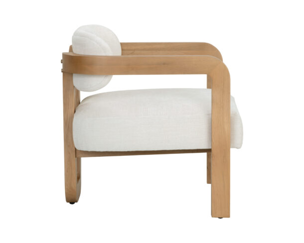 Madrone Lounge Chair - Rustic Oak - Image 7
