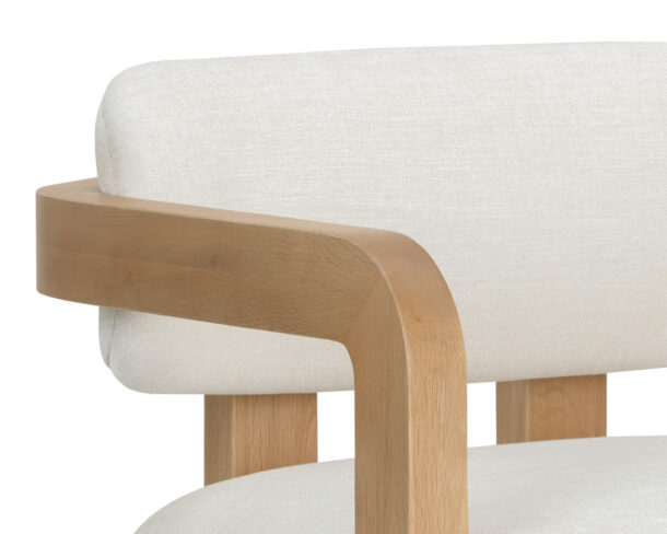 Madrone Lounge Chair - Rustic Oak - Image 4