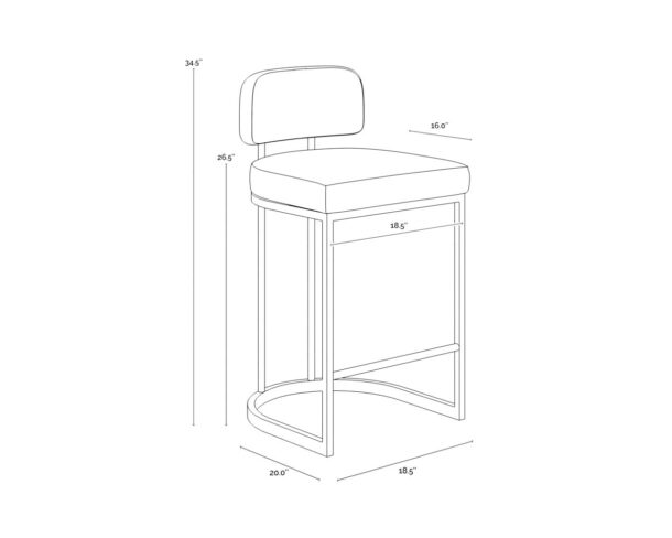 Larissa Counter Stool - Image 6