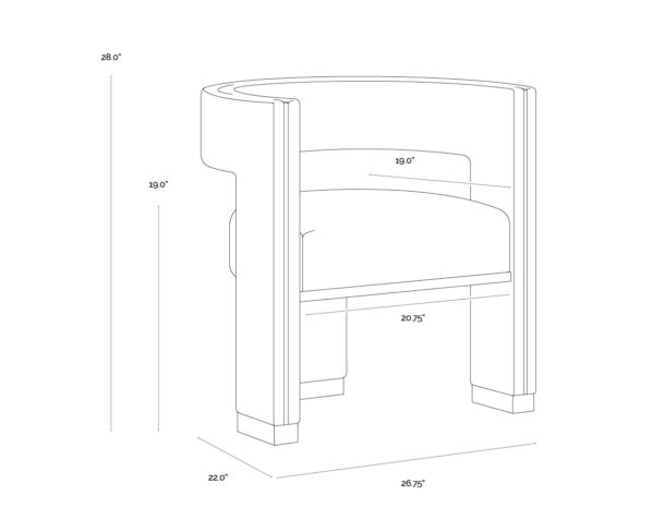 Adamina Dining Armchair - Image 6