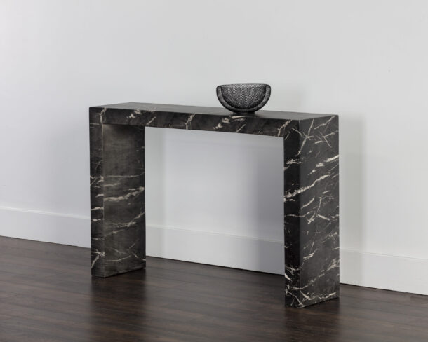 Axle Console Table - Marble Look - Image 2