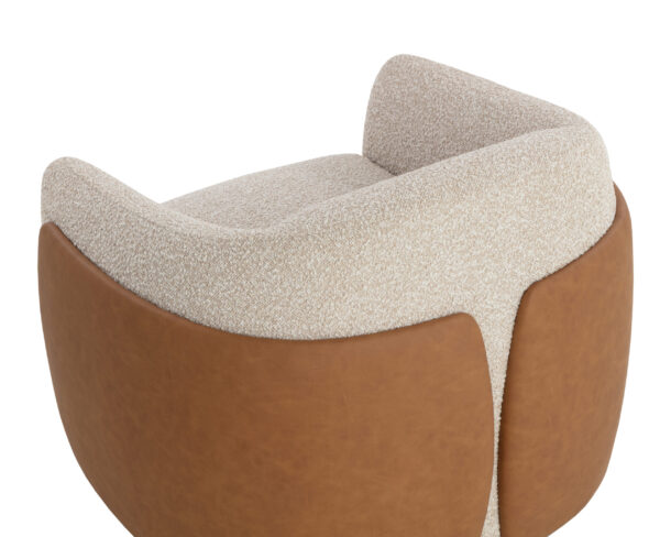 Caris Swivel Lounge Chair - Image 4