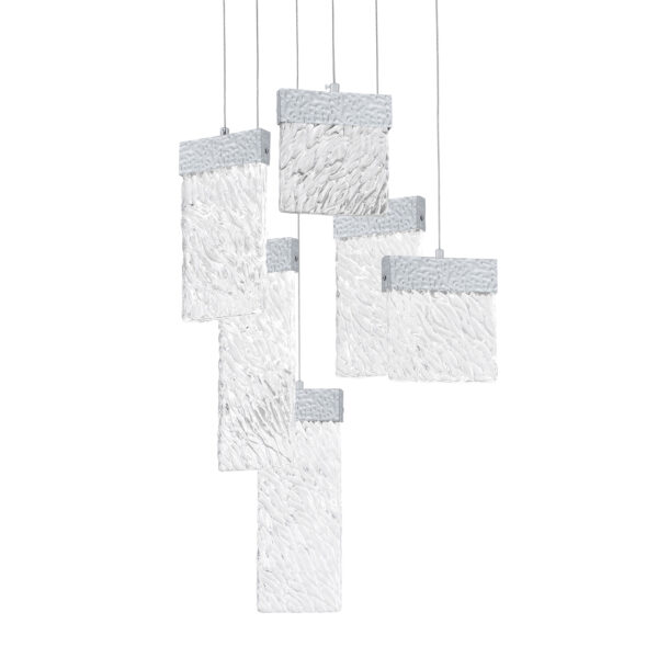 Carolina LED Chandelier With Pewter Finish - Image 2