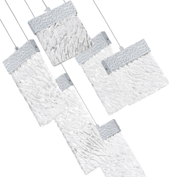 Carolina LED Chandelier With Pewter Finish - Image 3