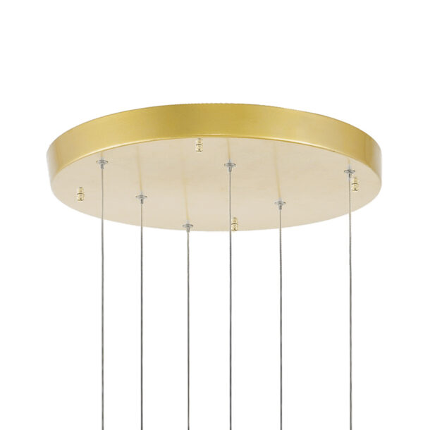 Carolina LED Chandelier With Gold Leaf Finish - Image 5