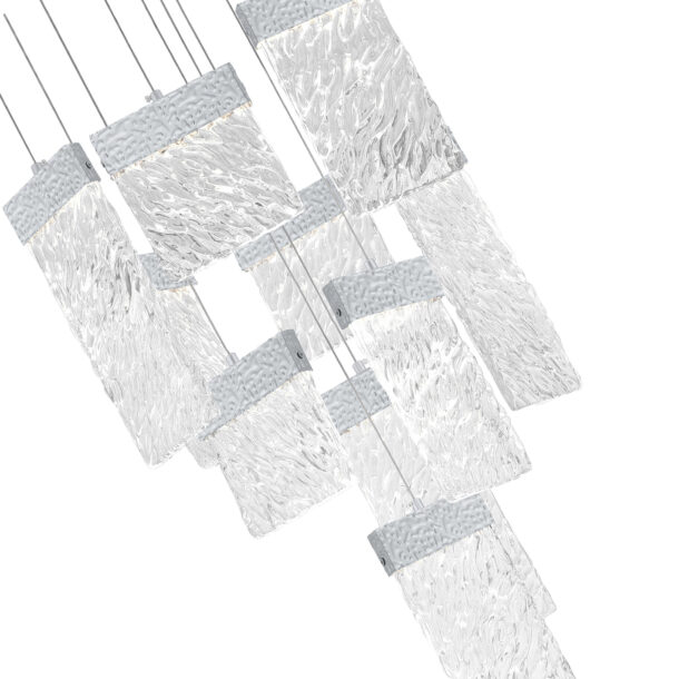Carolina LED Chandelier With Pewter Finish - Image 3