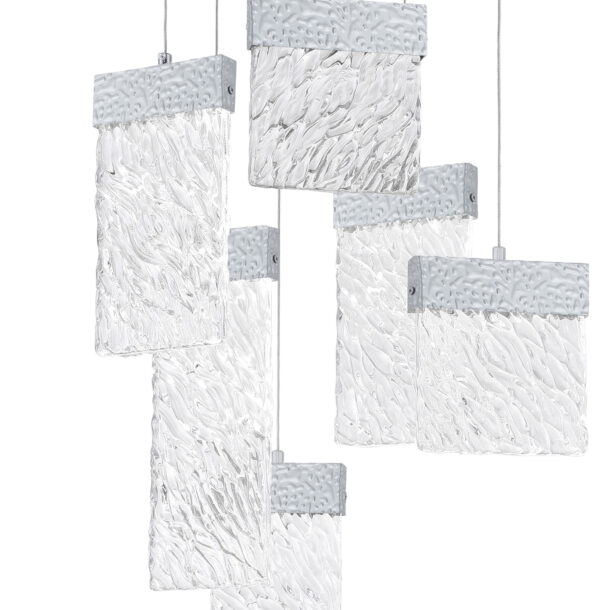 Carolina LED Chandelier With Pewter Finish - Image 4