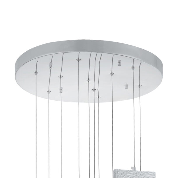 Carolina LED Chandelier With Pewter Finish - Image 5