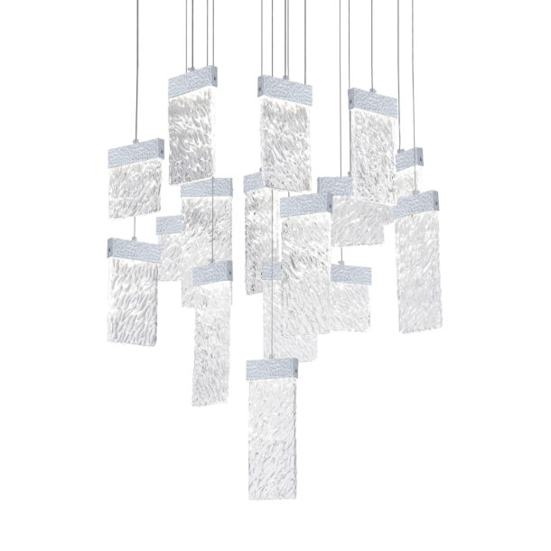Carolina LED Chandelier With Pewter Finish - Image 2