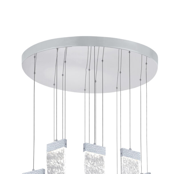 Carolina LED Chandelier With Pewter Finish - Image 5