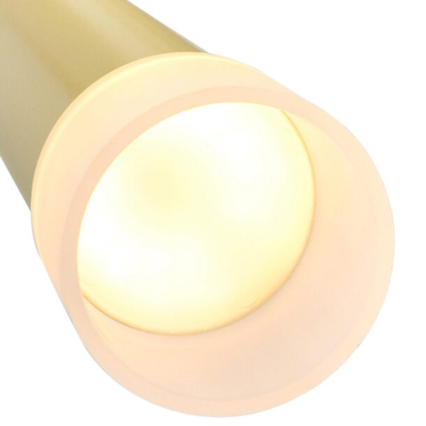 Andes LED Pool Table Light With Satin Gold Finish - Image 4