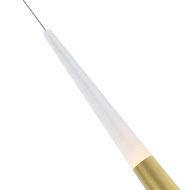 Andes LED Pool Table Light With Satin Gold Finish - Image 5