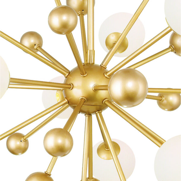 Element 11 Light Chandelier With Sun Gold Finish - Image 2