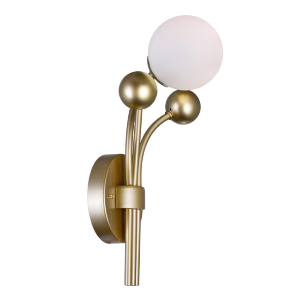 Element 1 Light Wall Light With Sun Gold Finish - Image 3