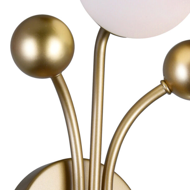 Element 1 Light Wall Light With Sun Gold Finish - Image 4