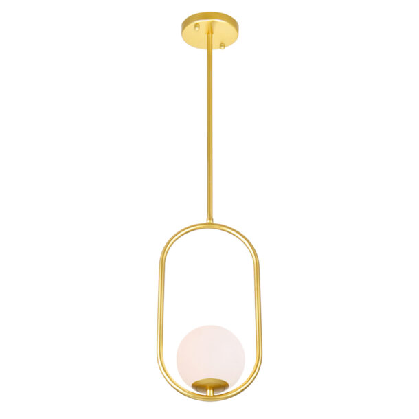 Celeste 1 Light Mini Pendant With Medallion Gold Finish - Image 2