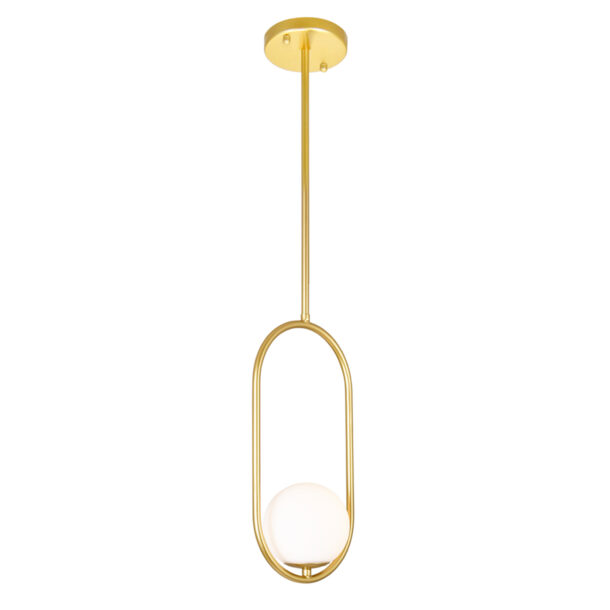 Celeste 1 Light Mini Pendant With Medallion Gold Finish - Image 3