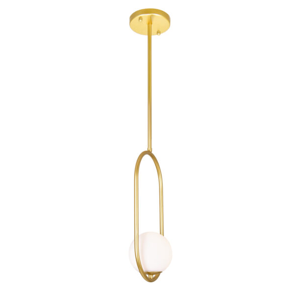 Celeste 1 Light Mini Pendant With Medallion Gold Finish - Image 4