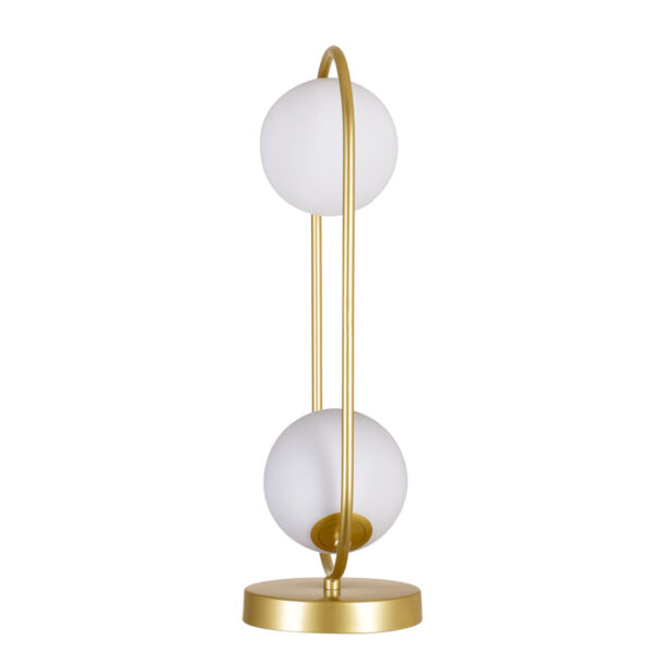 Celeste 2 Light Lamp With Medallion Gold Finish - Image 2