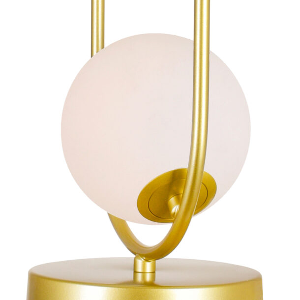 Celeste 2 Light Lamp With Medallion Gold Finish - Image 3