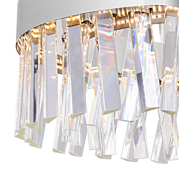 Glace LED Chandelier With Chrome Finish - Image 2