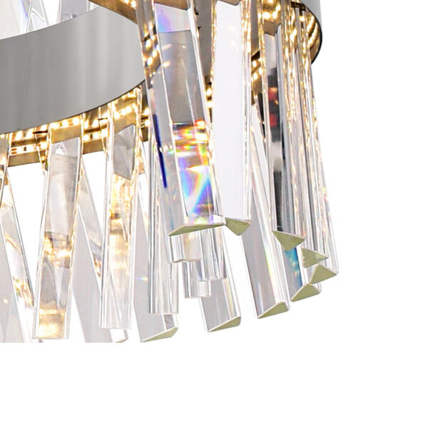 Glace LED Chandelier With Chrome Finish - Image 4