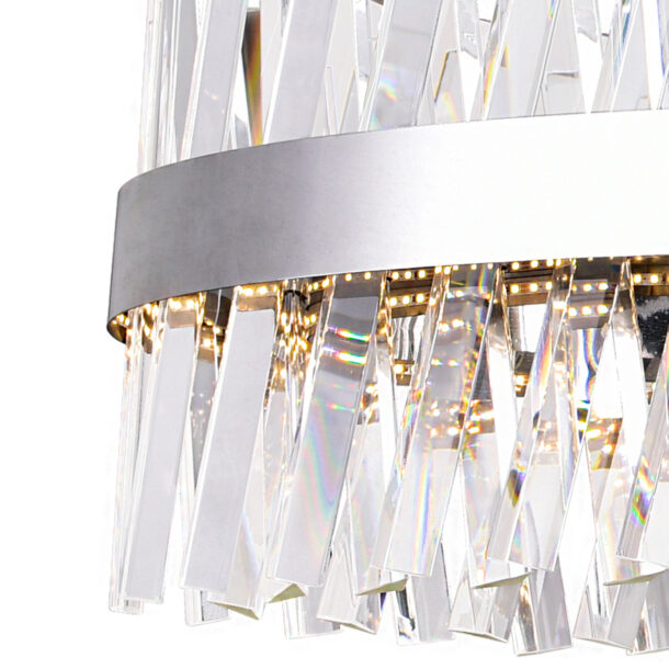 Glace LED Chandelier With Chrome Finish - Image 2