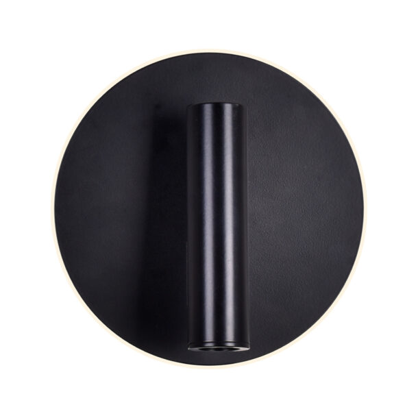 Private I LED Sconce With Matte Black Finish - Image 2