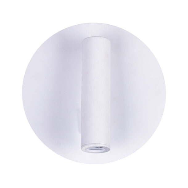 Private I LED Sconce With Matte White Finish - Image 3