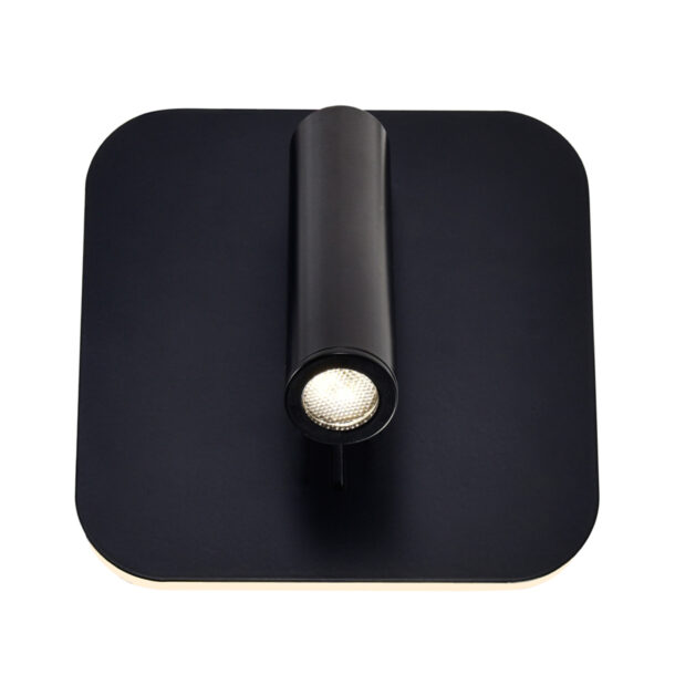 Private I LED Sconce With Matte Black Finish - Image 3