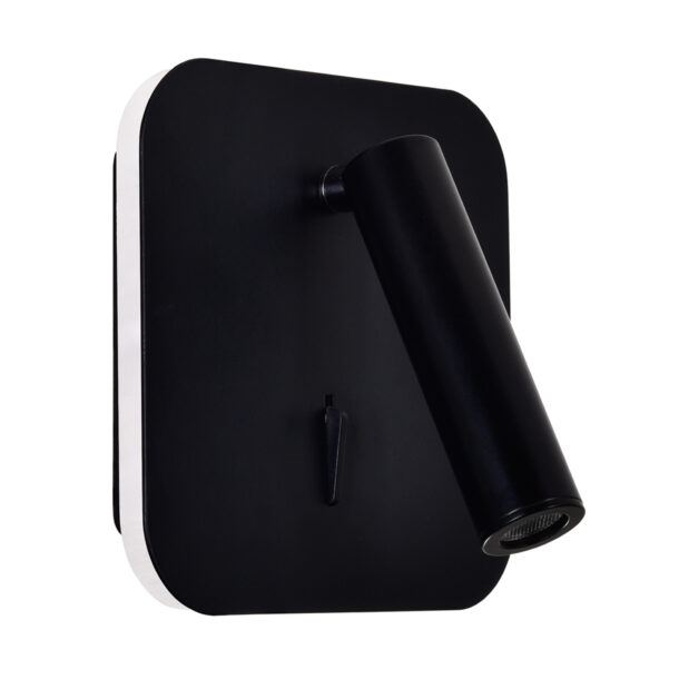 Private I LED Sconce With Matte Black Finish - Image 6