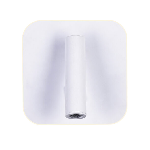 Private I LED Sconce With Matte White Finish - Image 3